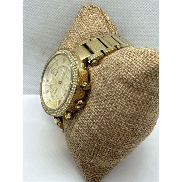 Michael Kors Parker MK5354 Women's Gold Stainless Steel Analog Dial Watch JNA377 - Picture 2 of 11